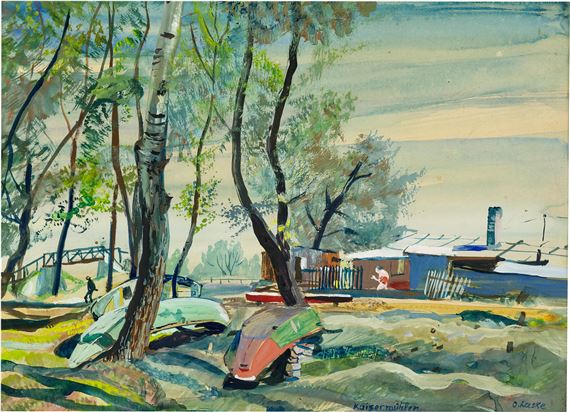 "Kaisermühlen" by Oskar Laske