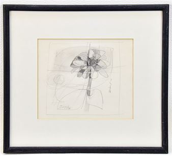 Zinnia in the Wind - Evelyn Sheehan