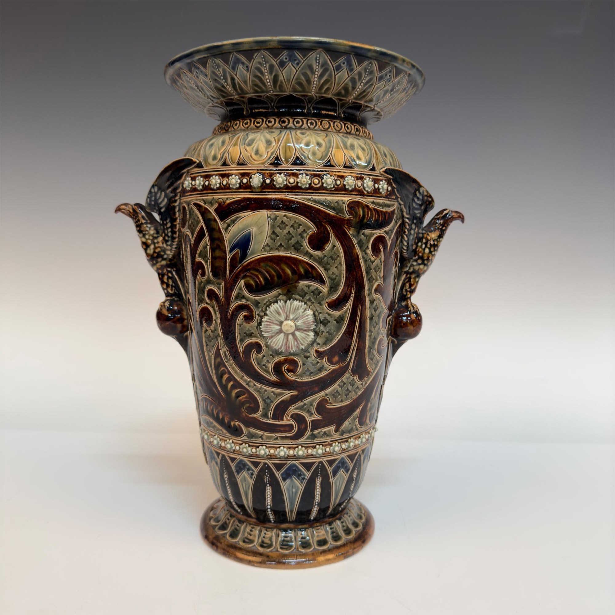 Frank Butler | Doulton Lambeth Frank Butler Stoneware Vase | MutualArt