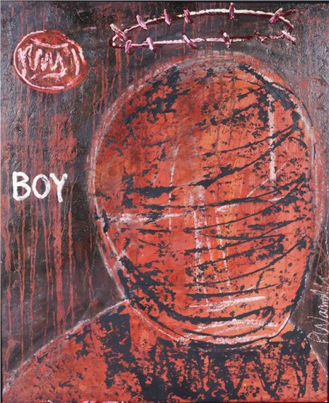Boy, 2003, figural abstract by Paul Andrew Wandless, 2003