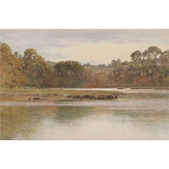 Alfred R. Mitchell | landscape with river | MutualArt