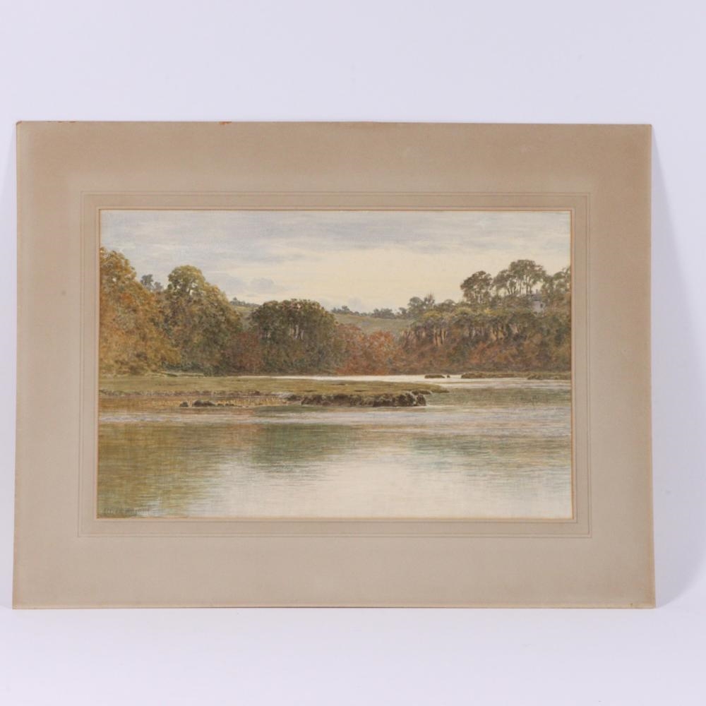 Alfred R. Mitchell | landscape with river | MutualArt