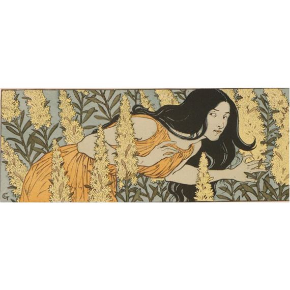 Anxiety (Inquiétude), 1897 by Eugène Grasset, 1897