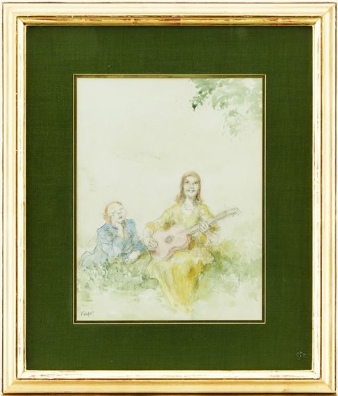 Musicerande par i landskap