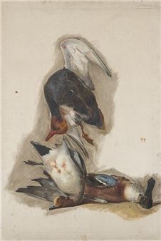 Naturaleza muerta con tres patos - Julio Cebrián Mezquita