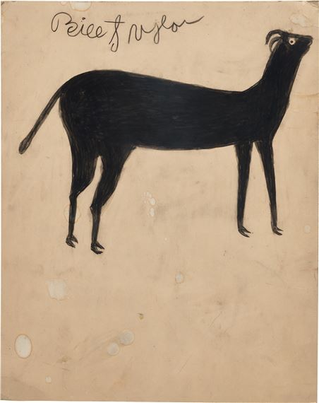 Black Goat by Bill Traylor, Executed circa 1939, 1942
