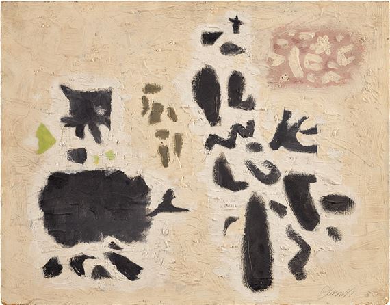 Komposition by Willi Baumeister, Painted in 1950, 2002