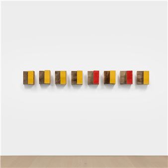 Eight Piece Wall Sculpture - Richard Nonas