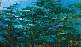 Tagreed Darghouth: He Who Gazes At The Sea; The Man And The Land - Saleh Barakat Gallery 