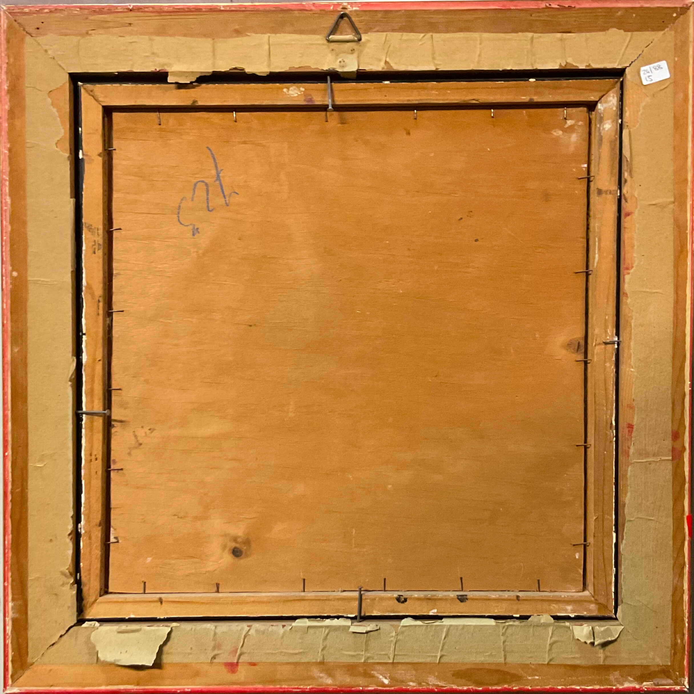 Artwork by Manlio Ciani, Ritratto di fanciulla addormentata, Made of oil on plywood