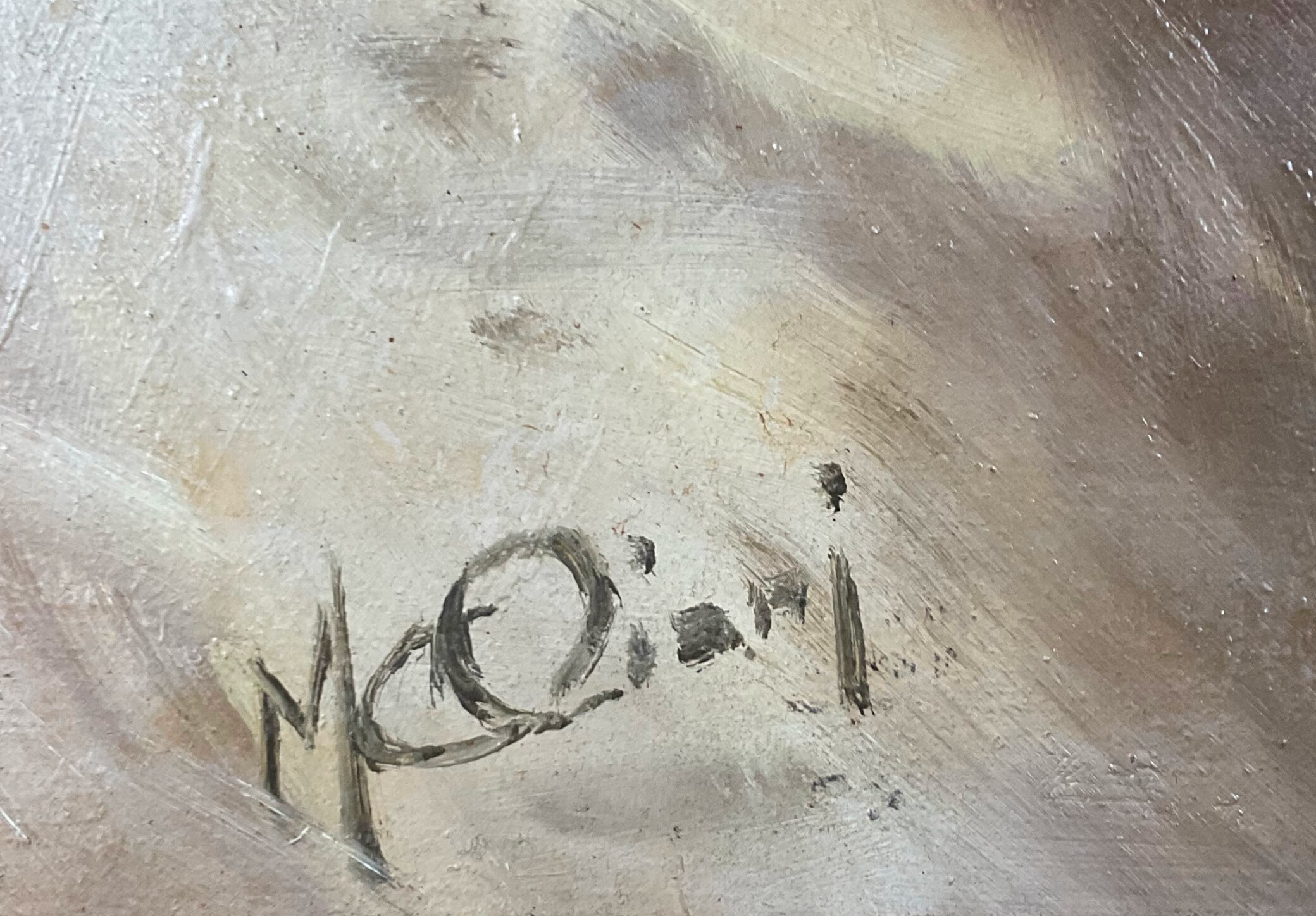 Artwork by Manlio Ciani, Ritratto di fanciulla addormentata, Made of oil on plywood