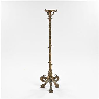 Bronze Athenian foot in the Antique style - Henri Cahieux