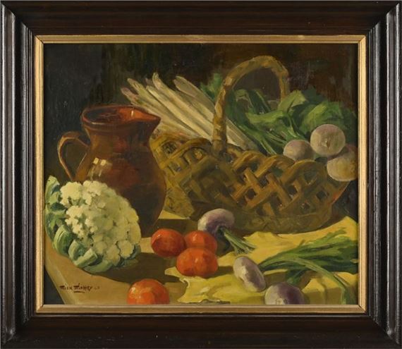 Still life by Mick Micheyl, dated 47