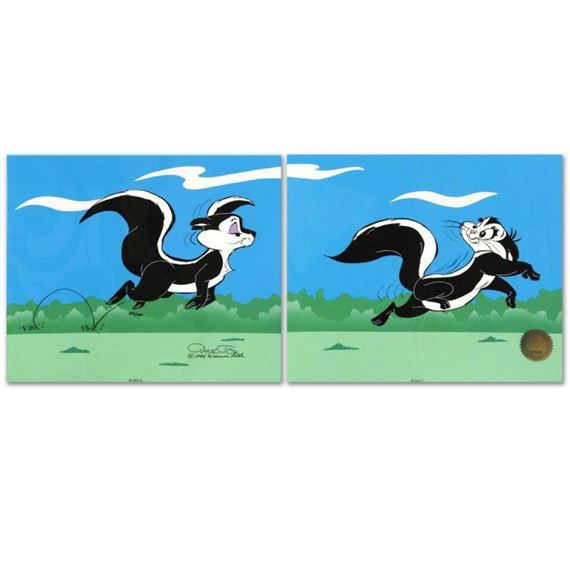 Chuck Jones | Le Pursuit by Chuck Jones (1912-2002). Hand Painted ...