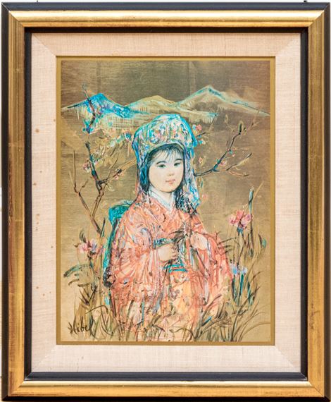 Edna Hibel | Oriental Child (1978) | MutualArt