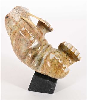 Untitled - Sitting Walrus - John Avaligak
