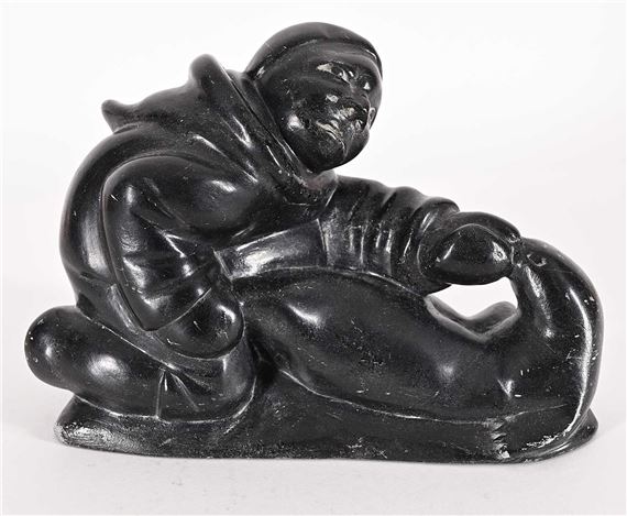 Untitled - Seal Wrangler - Abraham Niaquq Irquq