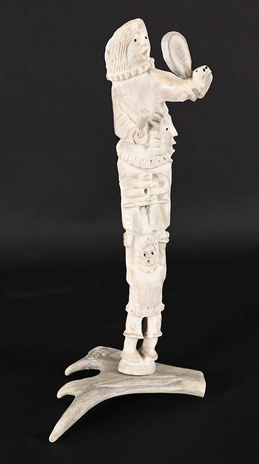 Artwork by Guyasee Veevee, Untitled - Sky High, Made of bone sculpture