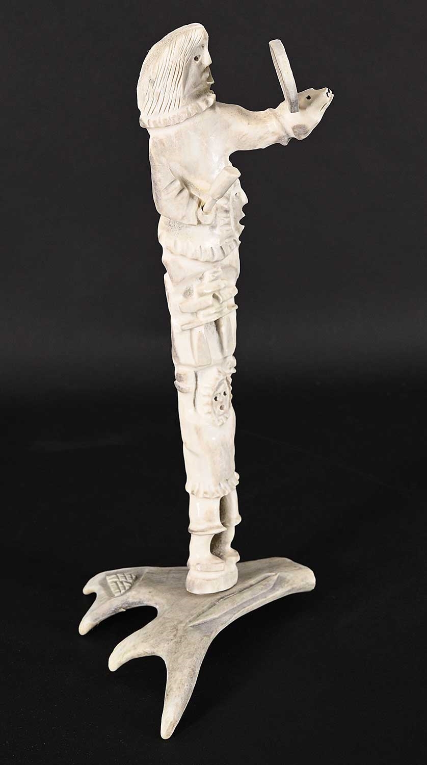 Artwork by Guyasee Veevee, Untitled - Sky High, Made of bone sculpture