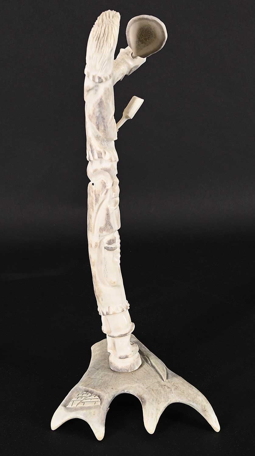 Artwork by Guyasee Veevee, Untitled - Sky High, Made of bone sculpture