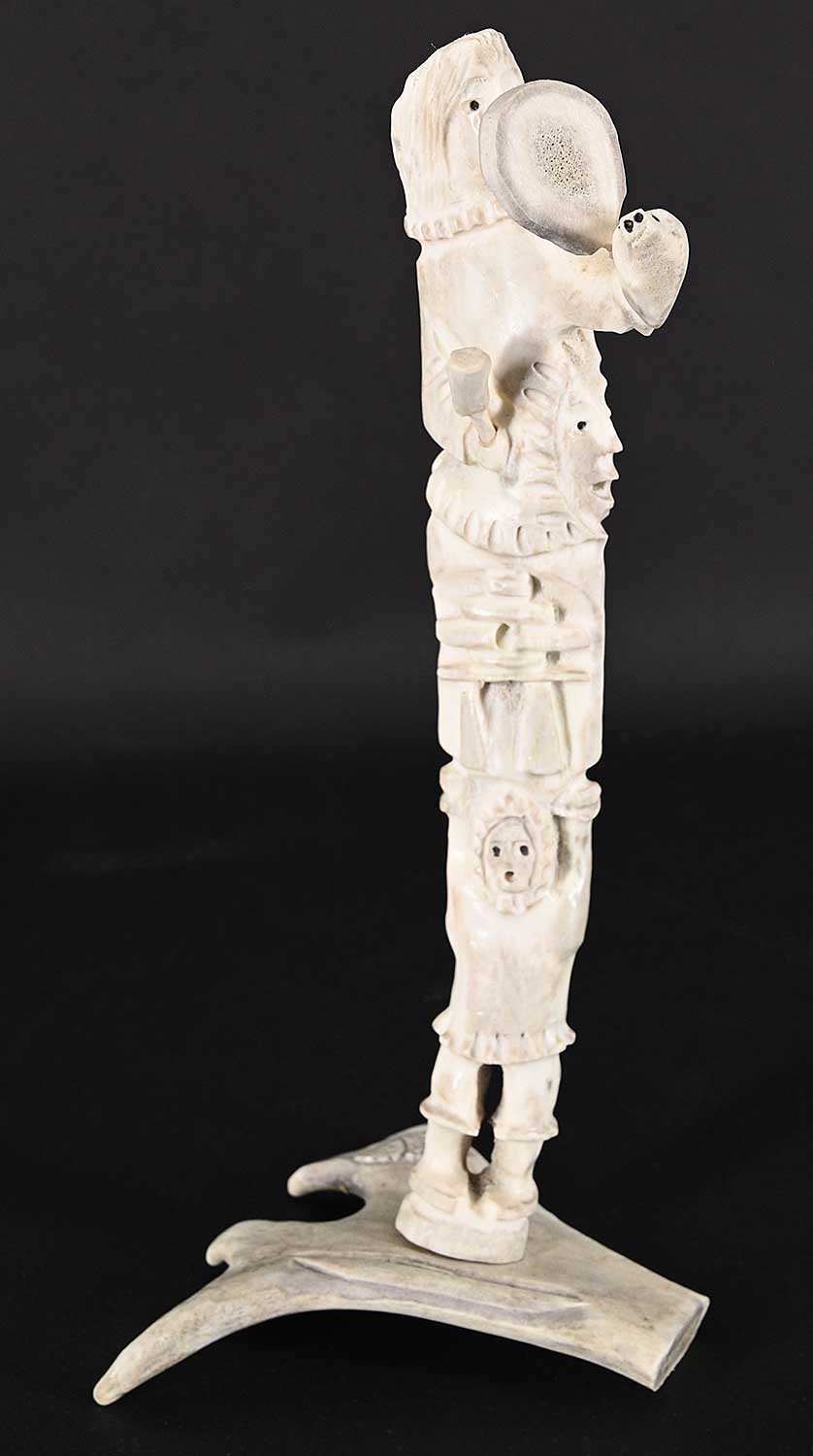 Artwork by Guyasee Veevee, Untitled - Sky High, Made of bone sculpture