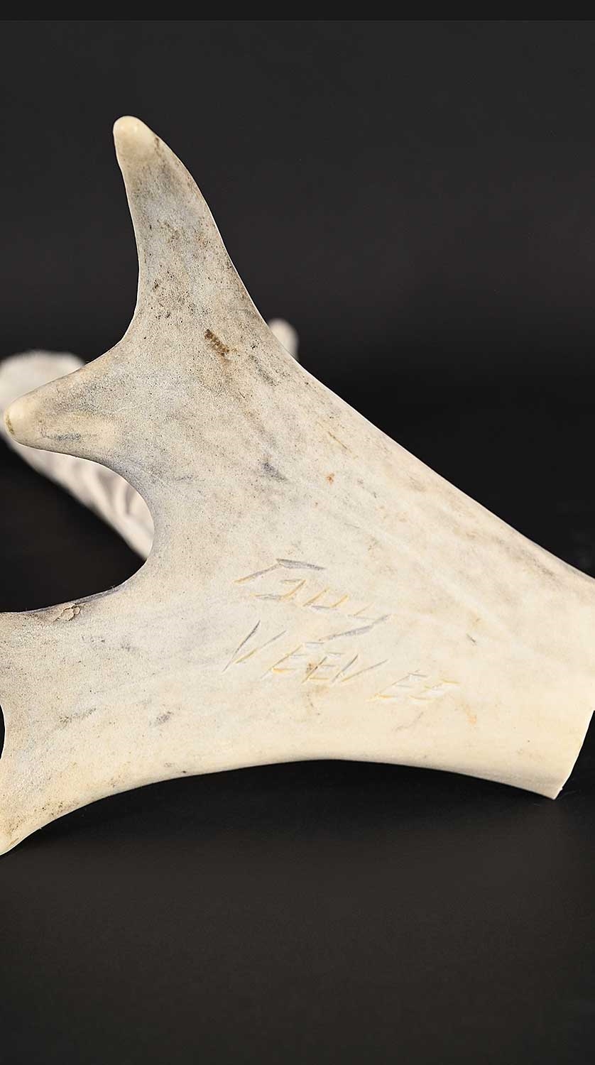 Artwork by Guyasee Veevee, Untitled - Sky High, Made of bone sculpture