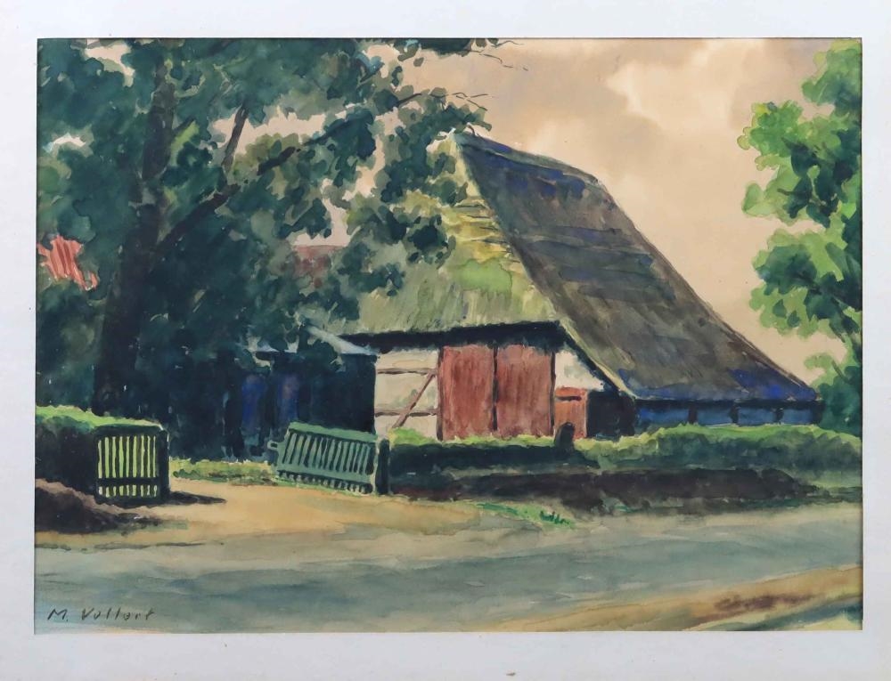 Artwork by Maximilian Vollert, Bauernhaus - Vollert, Made of Aquarelle
