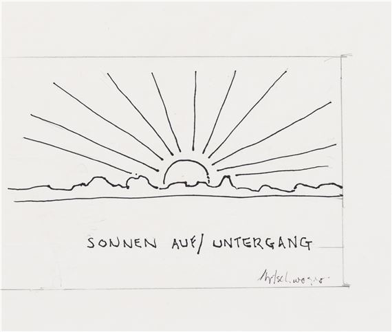 Sonnenauf/untergang by Richard Artschwager, 2003