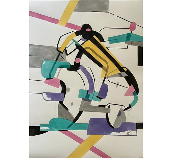 Z cyklu - SKRYTÝ POHON by Jan Rýz, 1986