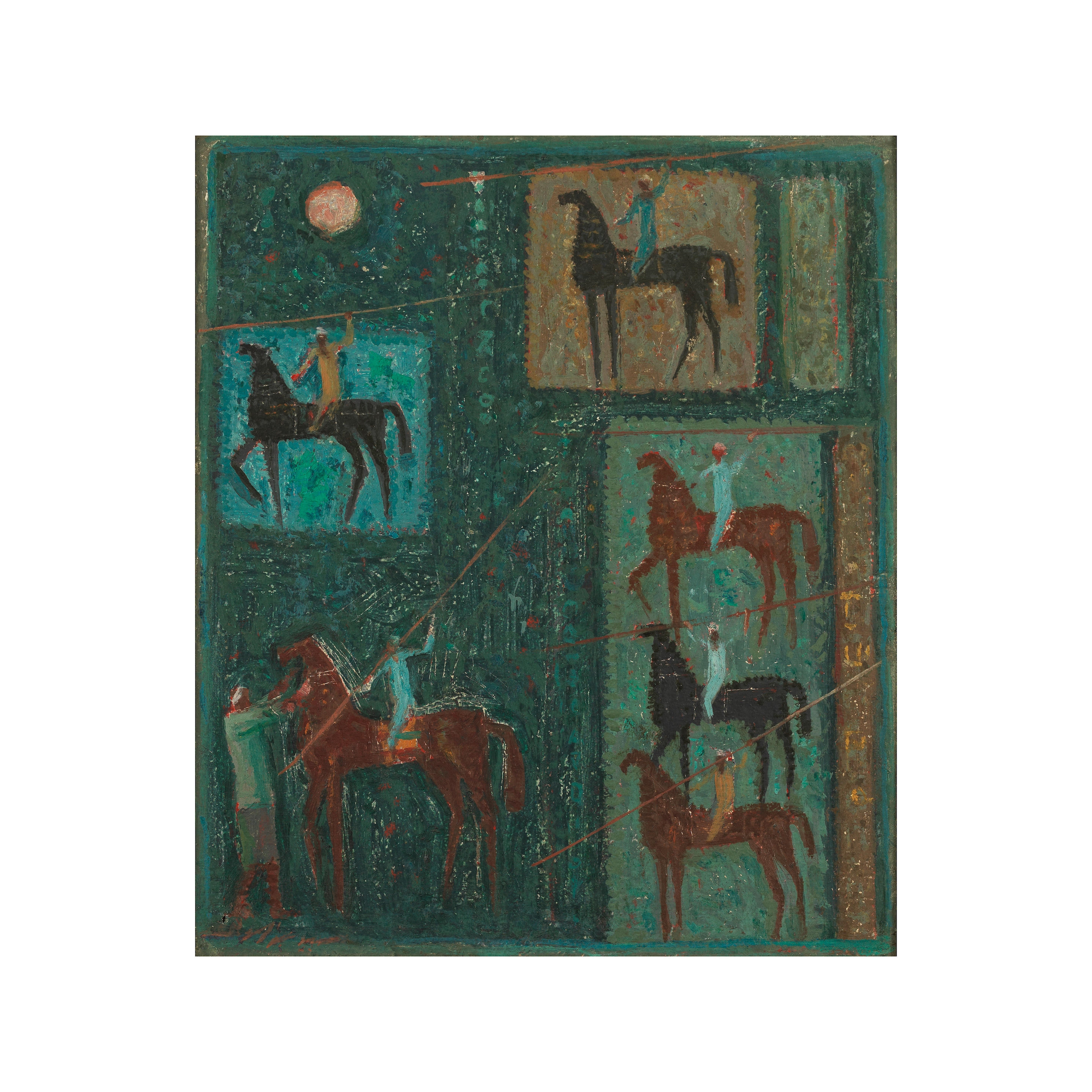 Sayed Abdel Rasoul | Les Cavaliers | MutualArt