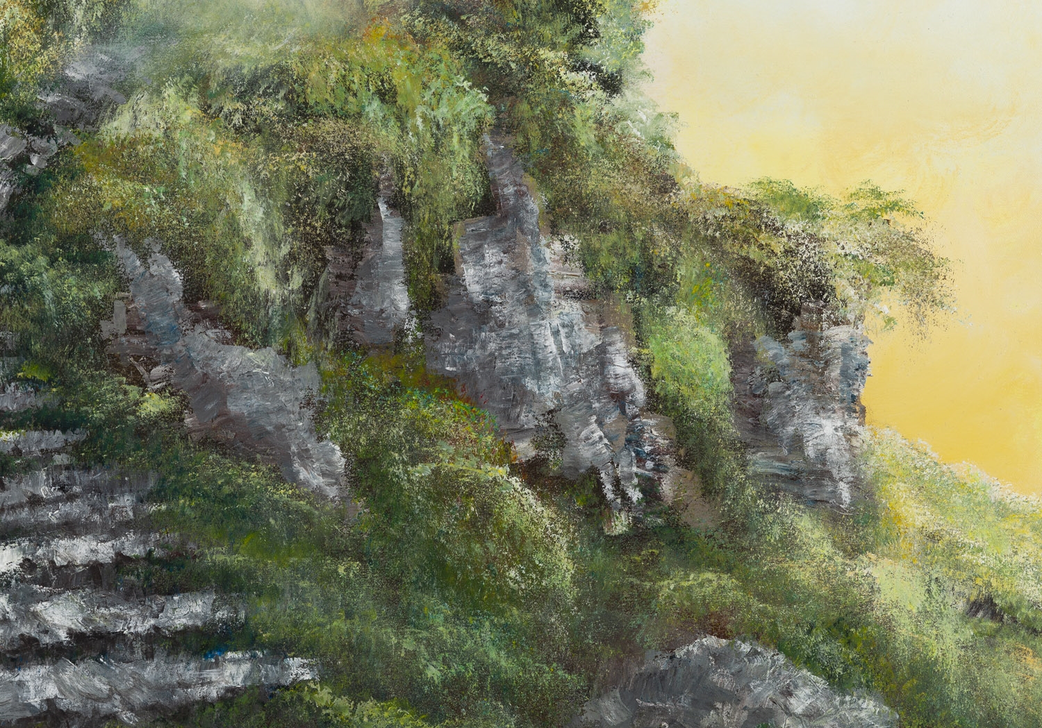 Artwork by Andrzej Fronczak, Passage to, Made of acrylic/canvas