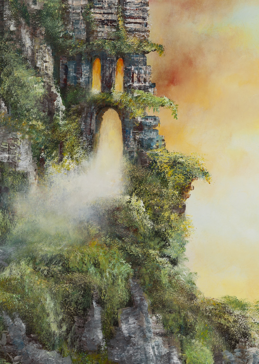 Artwork by Andrzej Fronczak, Passage to, Made of acrylic/canvas