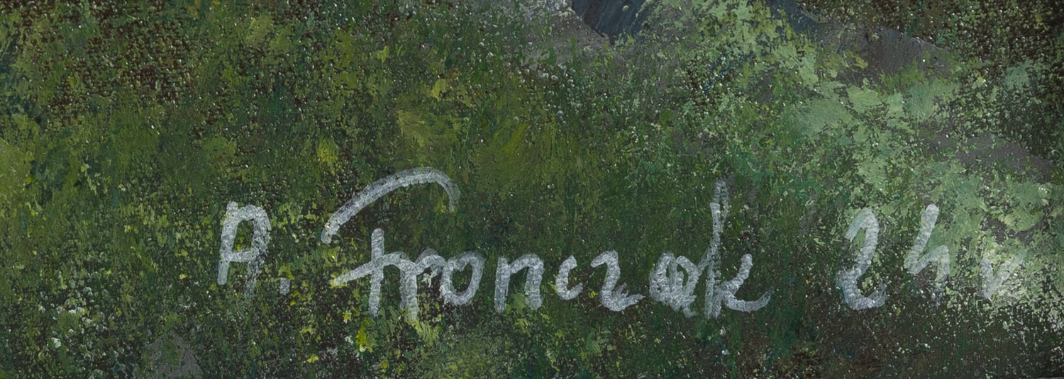 Artwork by Andrzej Fronczak, Passage to, Made of acrylic/canvas