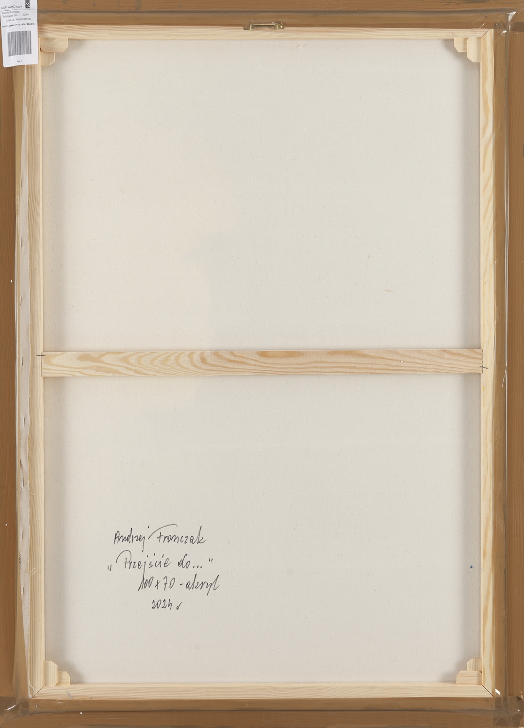 Artwork by Andrzej Fronczak, Passage to, Made of acrylic/canvas