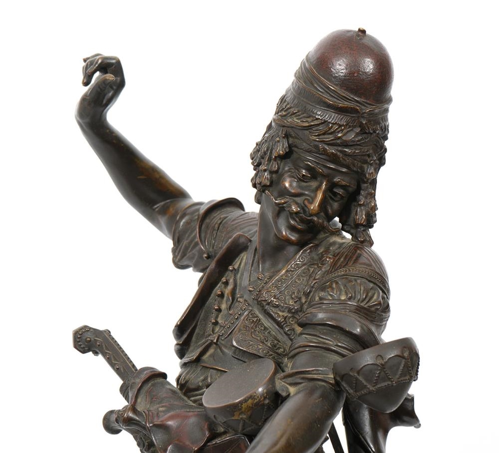 Artwork by Émile Coriolan Hippolyte Guillemin, Emile Coriolan Hippolyte Guillemin Bronze Orientalist Sculpture, Made of bronze sculpture