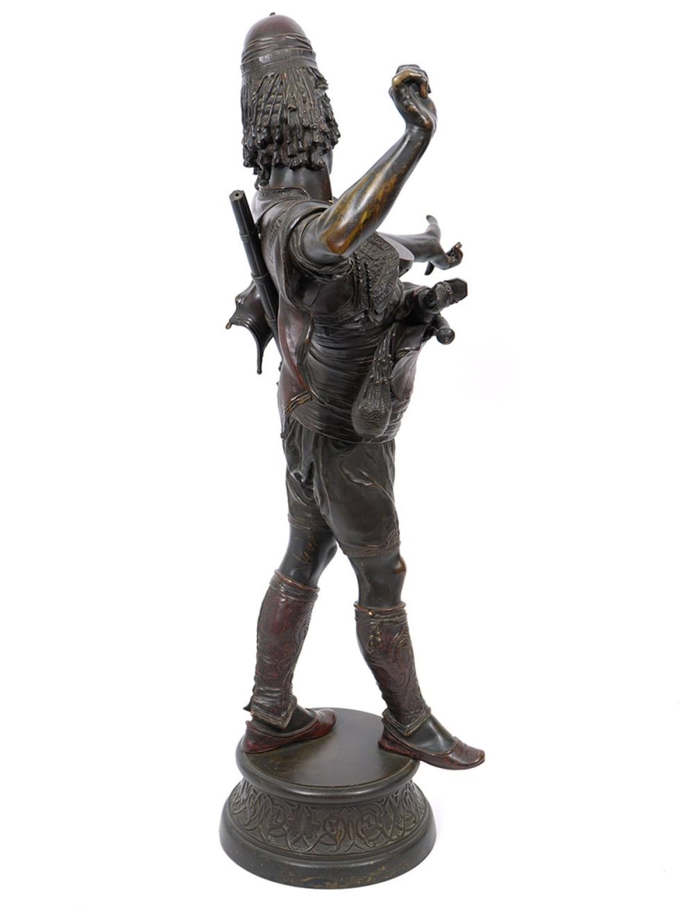 Artwork by Émile Coriolan Hippolyte Guillemin, Emile Coriolan Hippolyte Guillemin Bronze Orientalist Sculpture, Made of bronze sculpture