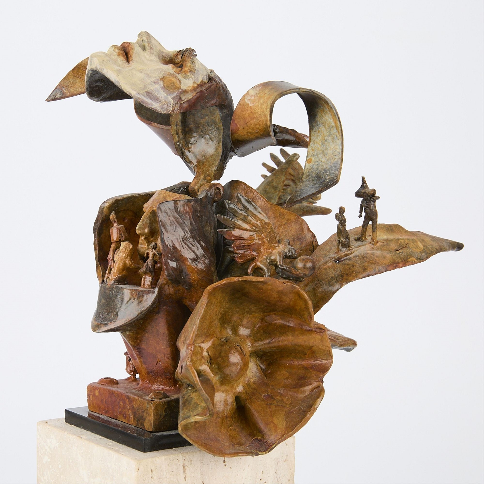 Artwork by Theodore Gall, The Wizard of Oz, Made of bronze sculpture