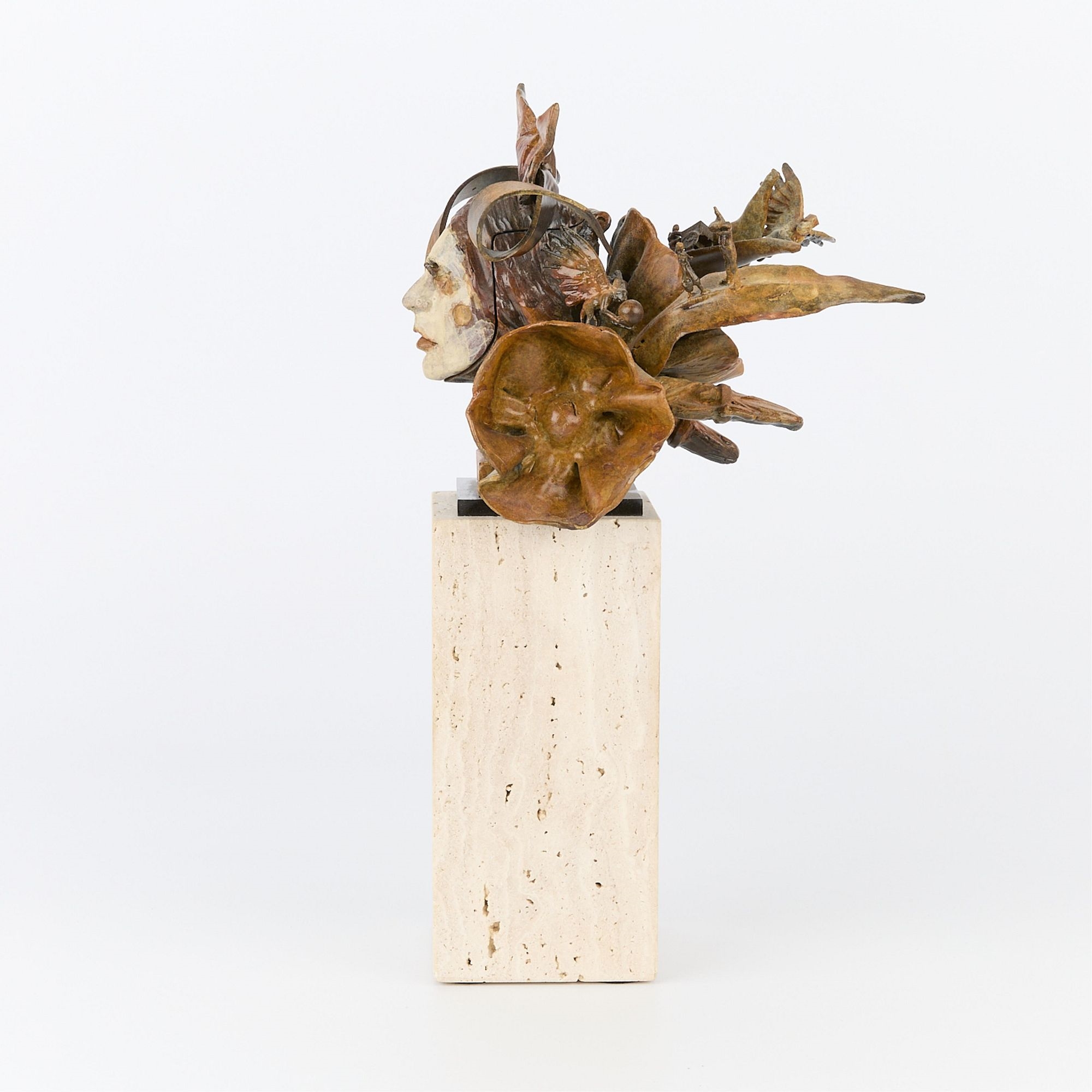 Artwork by Theodore Gall, The Wizard of Oz, Made of bronze sculpture