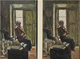 La modella nell'atelier - Vincenzo San Malato