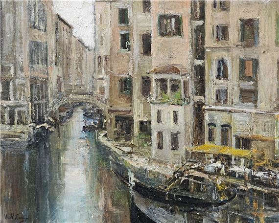 Canale di Venezia by Ugo Matania