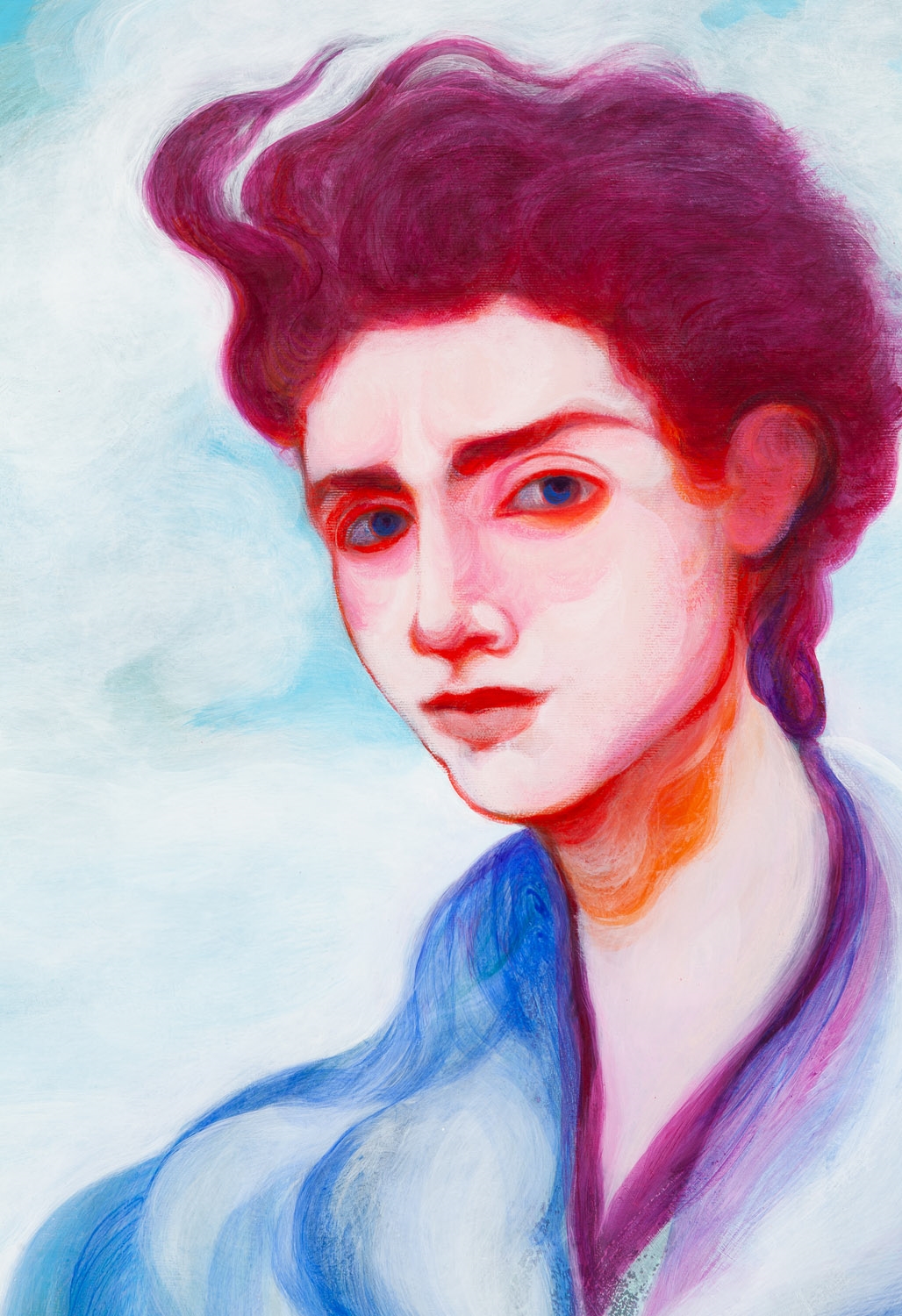 Artwork by Aleksandra Milczarek, Higher and Higher, Made of oil/canvas