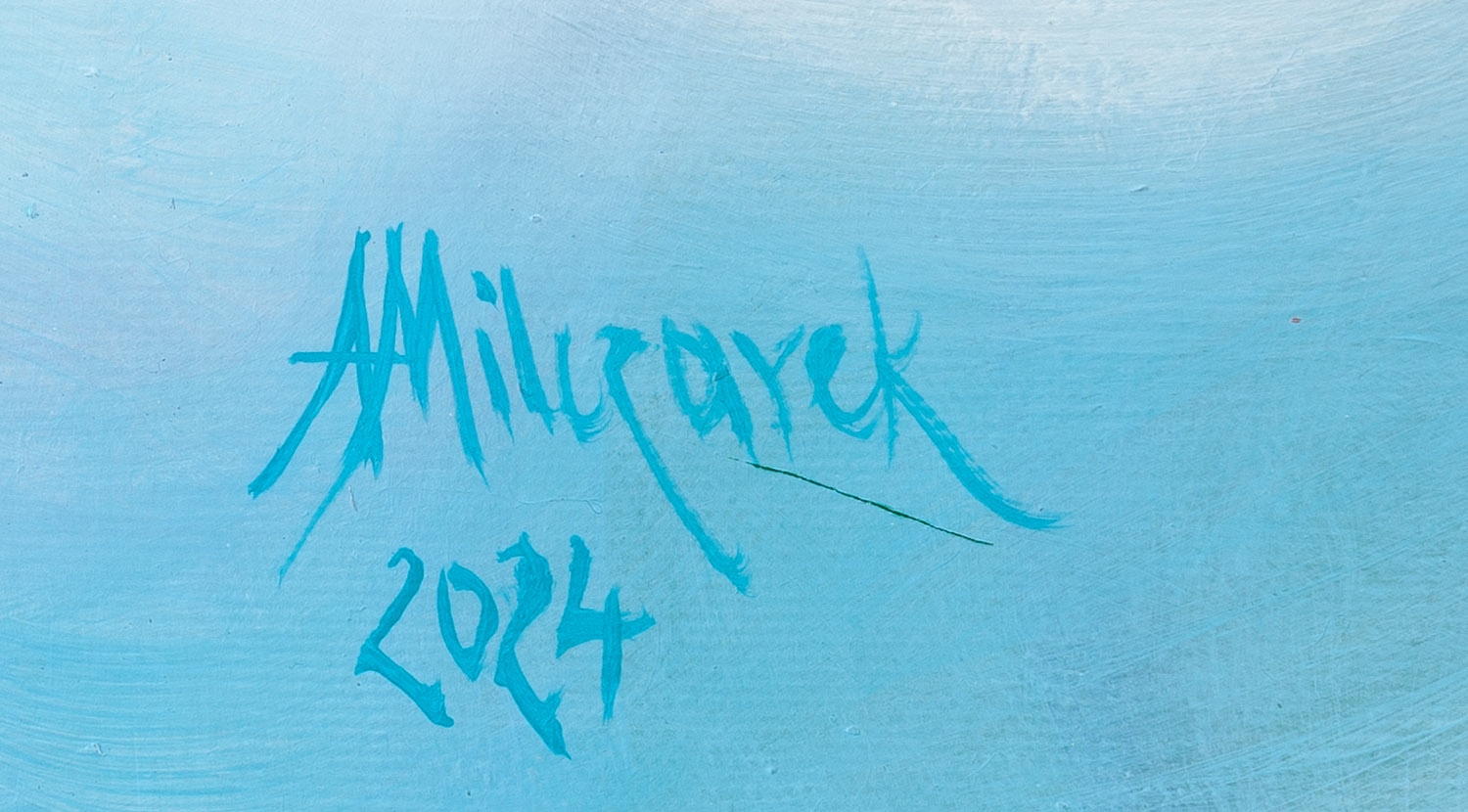 Artwork by Aleksandra Milczarek, Higher and Higher, Made of oil/canvas