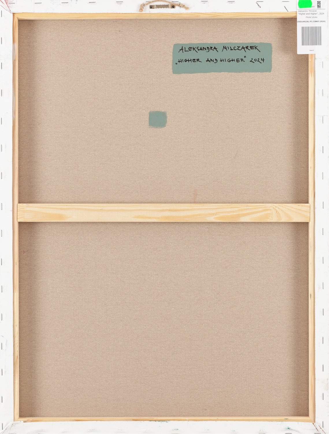 Artwork by Aleksandra Milczarek, Higher and Higher, Made of oil/canvas