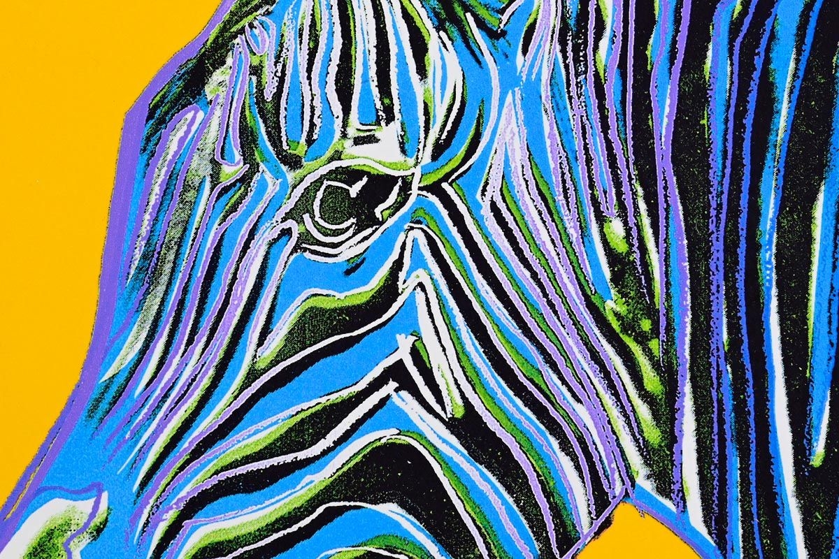 Andy Warhol | Zebra from the Endangered Species Series | MutualArt