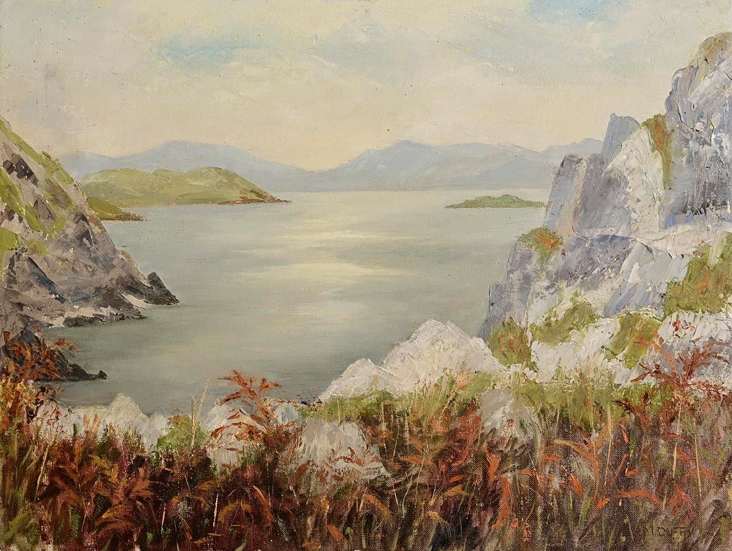 Artwork by Mary Duffy, Autumn on the Ring of Kerry, Made of oil on canvas