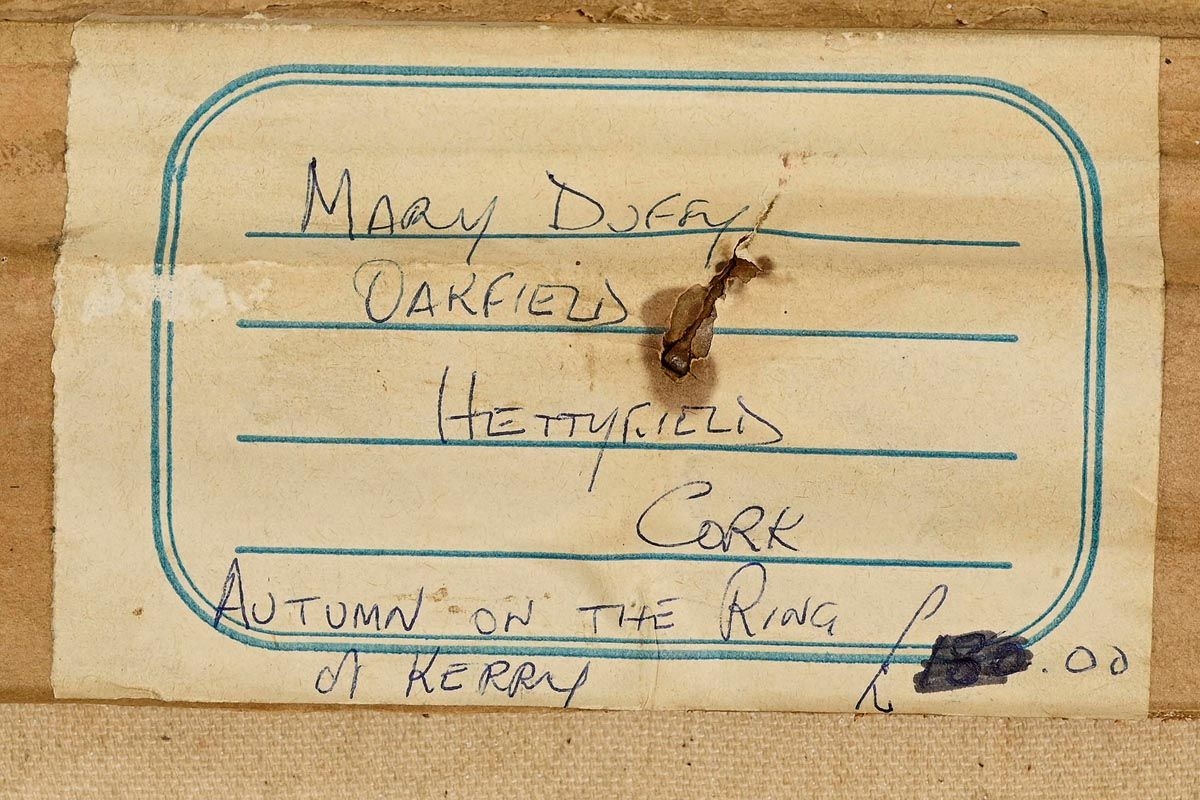 Artwork by Mary Duffy, Autumn on the Ring of Kerry, Made of oil on canvas