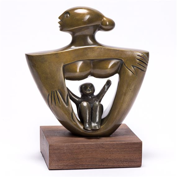 Mother and Child by Elizabeth Catlett, 1985