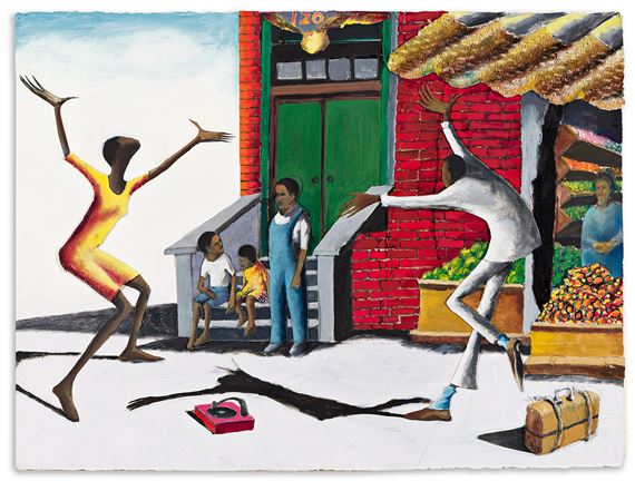 New Arrival by Benny Andrews, 1996