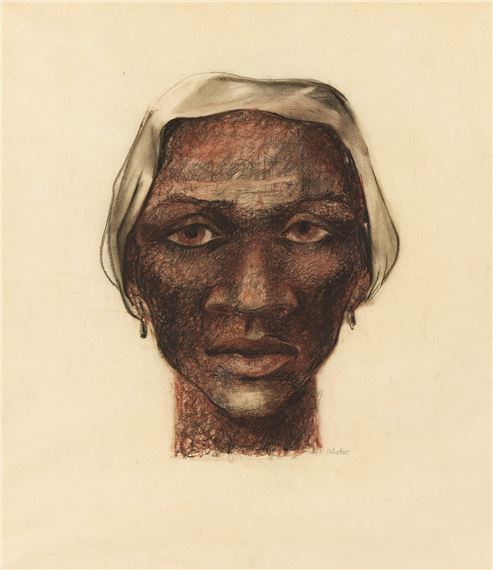 Head by Charles Alston, circa 1950s