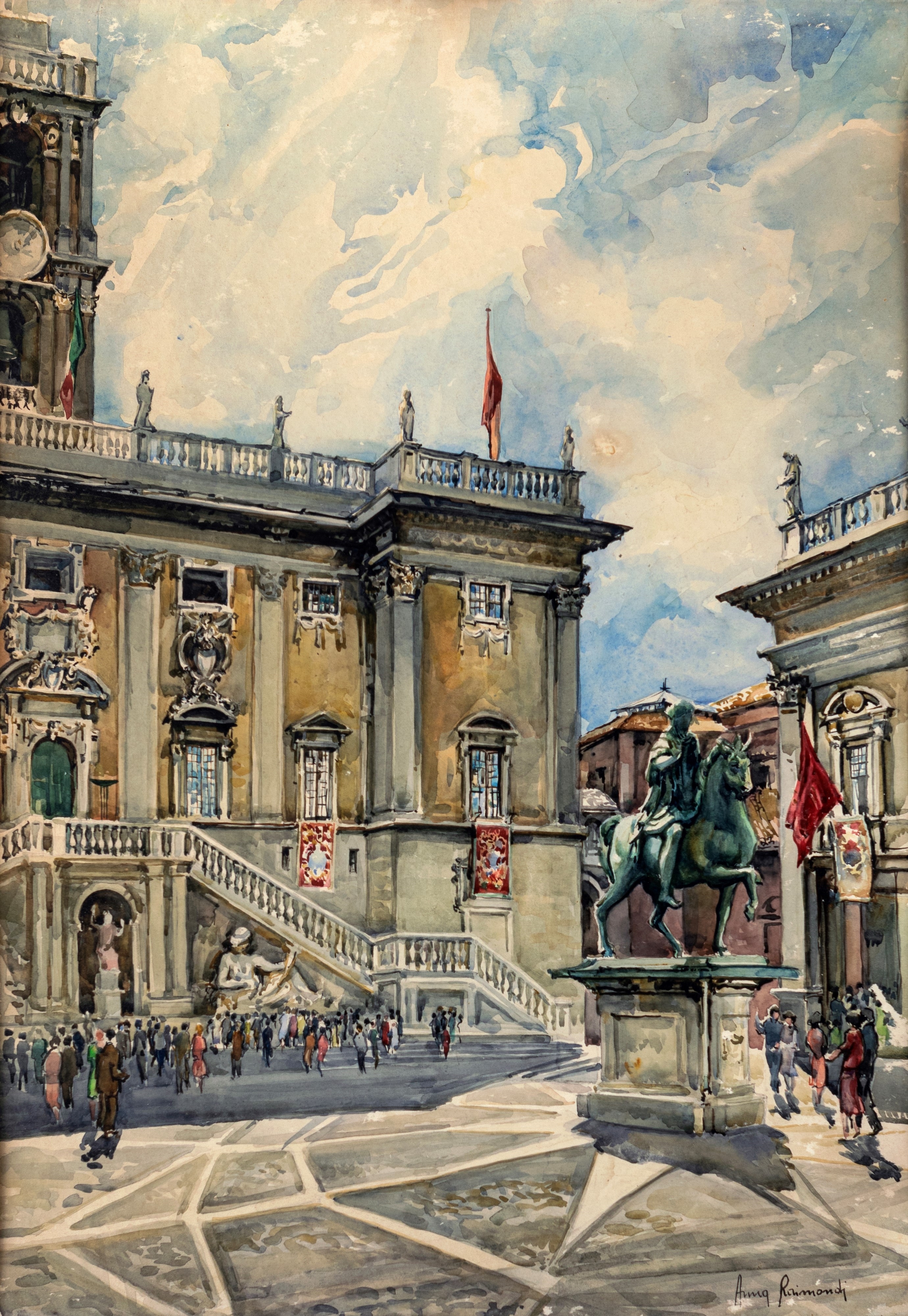Anna Raimondi | Veduta del Campidoglio | MutualArt